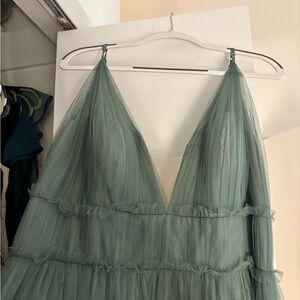 Revelry Tulle Green Dress